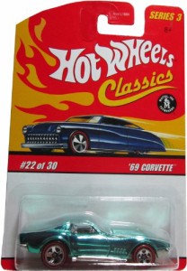 ホットウィール Hot Wheels クラシックス シリーズ3 ’69コルベット 22/30  ビークル ミニカー