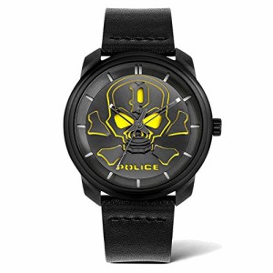 腕時計 ポリス メンズ Police Unisex Adult Analogue Quartz Watch with Leather Strap PL15714JSB.02