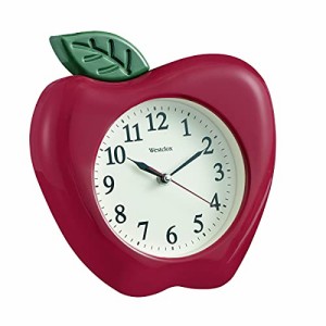 壁掛け時計 インテリア インテリア Westclox 10" 3-Dimensional Apple Wall Clock- Model #38038A