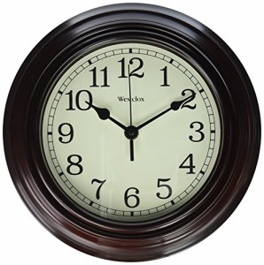 壁掛け時計 インテリア インテリア Westclox 33883P Wall Clock, Brown