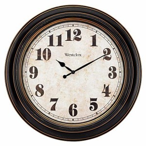壁掛け時計 インテリア インテリア Westclox Traditional Large Wall Clock Battery-Operated Clock f