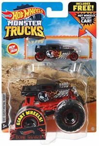 ホットウィール Hot Wheels モンスタートラック ボーンシェイカー 1/64スケール 本体サイズ約9.5x6x6.5