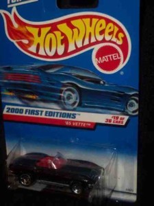 ホットウィール マテル ミニカー Hot Wheels 2000-79 First Editions #19 1965 Corvette 1:64 Scale