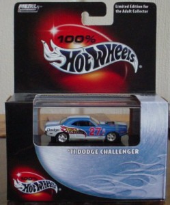 ホットウィール マテル ミニカー Hot Wheels 100% '71 Dodge Challenger #24 2003