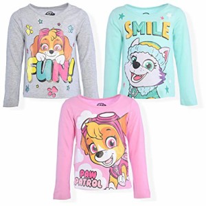 パウパトロール 子供服 長袖Tシャツ 3点セット 3T 日本サイズ100相当 スカイ エベレスト 複数キャ