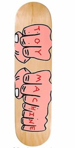 デッキ スケボー スケートボード Toy Machine Fists Skateboard Decks (Fists Natural, 8.0")