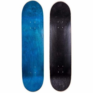 デッキ スケボー スケートボード Cal 7 Blank Maple Skateboard Decks| Two Pack (Blue, Black, 7.75 i