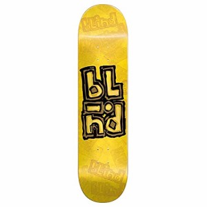 デッキ スケボー スケートボード Blind OG Stacked Stamp RHM Skateboard Deck - Yellow - 7.75"