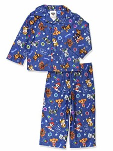 パウパトロール 子供服 パジャマ 長袖 ボタン 3T 日本サイズ100相当 チェイス マーシャル ラブル 