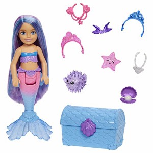 バービー バービー人形 ファンタジー Barbie Mermaid Power Doll & Accessories, Chelsea Small Doll