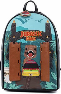 ラウンジフライ アメリカ 日本未発売 Loungefly POP Jurassic Park Gates Womens Double Strap Shoul