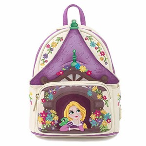 ラウンジフライ アメリカ 日本未発売 Loungefly Disney Tangled Tower Scene Womens Double Strap Sh