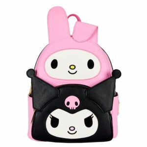 ラウンジフライ アメリカ 日本未発売 Loungefly Sanrio Hello Kitty My Melody Kuromi Double Pocket