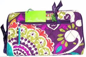 ヴェラブラッドリー ベラブラッドリー アメリカ Vera Bradley Plum Crazy Zip Around Wallet So