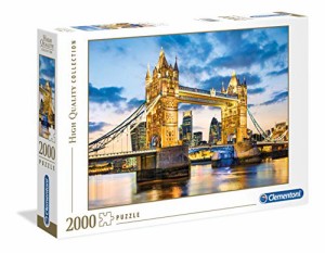 ジグソーパズル 海外製 アメリカ Clementoni 32563 HQC 2000pc Puzzle-Tower Bridge at Dusk