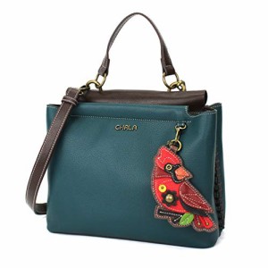 chala バッグ パッチ CHALA Charming Satchel with Adjustable Strap - Cardinal - Turquoise