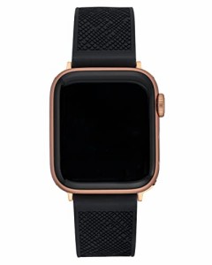 腕時計 アンクライン レディース Anne Klein Black Silicone Band for Apple Watch