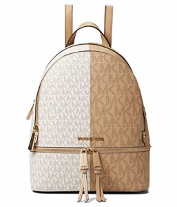 マイケルコース アメリカ 直輸入 Michael Kors Rhea Zip Medium Backpack Vanilla Multi One Size