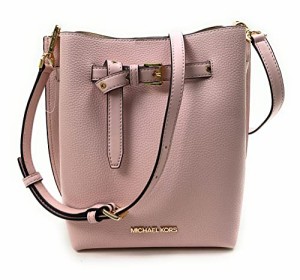 マイケルコース アメリカ 直輸入 Michael Kors Emilia Small Drawstring Bucket Bag (Powder Blush)