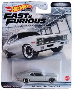 ホットウィール マテル ミニカー Hot Wheels '70 Chevrolet Nova SS, Fast & Furious 5/5