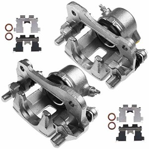 自動車パーツ 海外社外品 修理部品 A-Premium Front Disc Brake Caliper Assembly with Bracket Compa