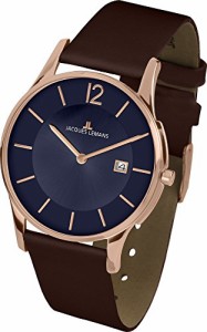 腕時計 ジャックルマン オーストリア Jacques Lemans Men's Classic London 38mm Brown Leather Band