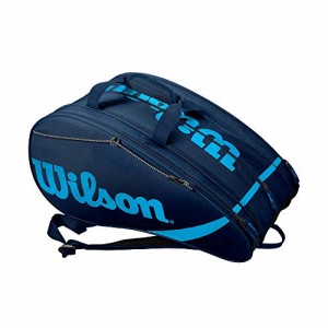 テニス バッグ ラケットバッグ Wilson Rak Pak Padel Bag, For up to 6 rackets, Navy Blue, WR89002010