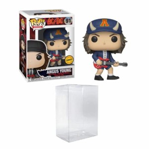 ファンコ FUNKO フィギュア Angus Young (AC/DC) Chase Bundled with EcoTEK Pop Protector Funko Pop! Rock