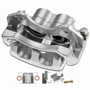 自動車パーツ 海外社外品 修理部品 A-Premium Disc Brake Caliper Assembly with Bracket Compatible 