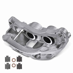 自動車パーツ 海外社外品 修理部品 A-Premium Disc Brake Caliper Assembly with Bracket Compatible 