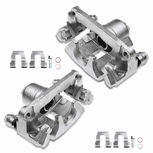 自動車パーツ 海外社外品 修理部品 A-Premium Disc Brake Caliper Assembly with Bracket Compatible 