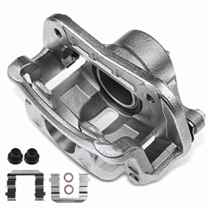 自動車パーツ 海外社外品 修理部品 A-Premium Disc Brake Caliper Assembly with Bracket Compatible 