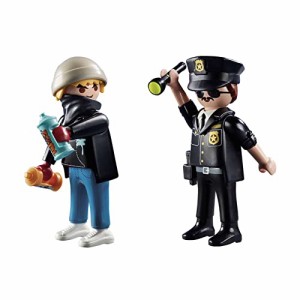 プレイモービル ブロック 組み立て Playmobil - DuoPack Policeman and Street Artist