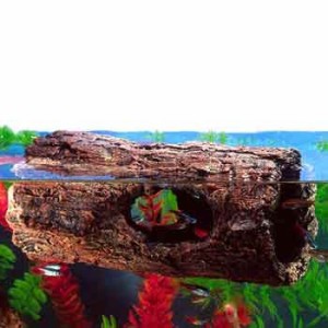 アクアリウム 水槽 置物 Zoo Med Floating Aquarium Log, Large