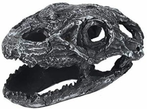 アクアリウム 水槽 置物 MODERNJOE'S Dinosaur Skull Skeleton Hideout Caves for Reptile and Amphibians.