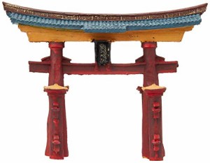 アクアリウム 水槽 置物 Blue Ribbon Ble Ornmt Japanese Torii Gate