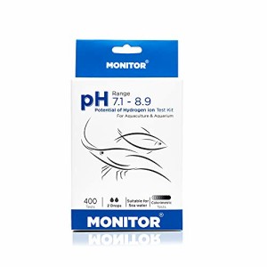 アクアリウム 水槽 置物 Generic Monitor pH 7.1-8.9 Test KIT (400 Tests) - Monitor Aquarium and aquacu