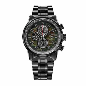 腕時計 シチズン 逆輸入 Citizen Men's Eco-Drive Weekender Nighthawk Chronograph Watch in Black IP Sta