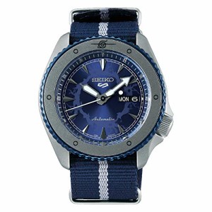 腕時計 セイコー メンズ SEIKO 5 Sports Boruto & Naruto: Sasuke Automatic Blue Dial Watch SRPF69K1