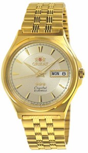 腕時計 オリエント レディース Orient TriStar Mens Classical Automatic Textured Dial Gold Watch AB0