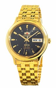 腕時計 オリエント レディース Orient TriStar Mens Classical Automatic Black Dial Gold Watch AB0500