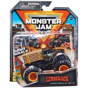 モンスタージャム モンスタートラック ミニカー Monster Jam, Official Lumberjack Monster Tru