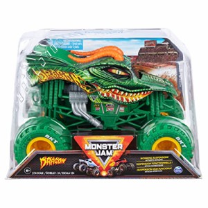 モンスタージャム モンスタートラック ミニカー Monster Jam, Official Dragon Monster Truck, 