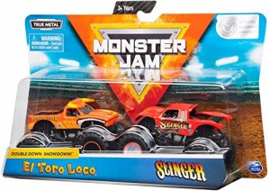 モンスタージャム モンスタートラック ミニカー Monster Jam, Official El Toro Loco Vs. Sling