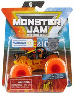 モンスタージャム モンスタートラック ミニカー Monster Jam 2020 Fire & Ice Exclusive 'W' Wh