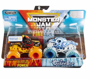 モンスタージャム モンスタートラック ミニカー Monster Jam 2020 Fire and Ice 2-Pack 1:64, H