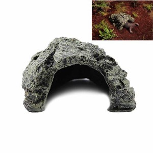 アクアリウム 水槽 置物 Reptile Hideouts Basking Platform Reptile Hide Lizards s Resin Hiding Cave Or