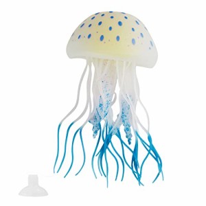 アクアリウム 水槽 置物 WishLotus Aquarium Jellyfish Decoration, Soft Silicone Glowing Aquarium Decor