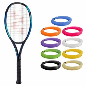 テニス ラケット 輸入 Yonex EZONE 100 Sky Blue Tennis Racquet (7th Gen) - (4 3/8" Grip) Strung with Bl
