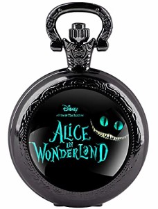  Tiong Alice in Wonderland Pocket Watch Glass Cabochon Design Quartz Pocket Watches Gifts for Women Girls